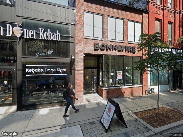 Street view for Bonnefire, 244 Queen St W, Toronto ON