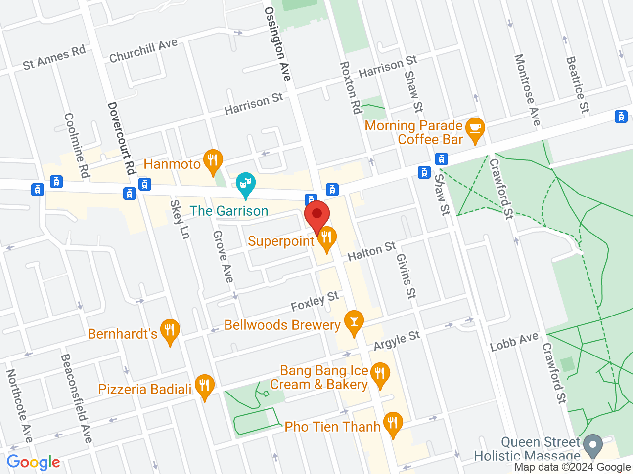 Street map for Bodega, 198 Ossington Ave, Toronto ON