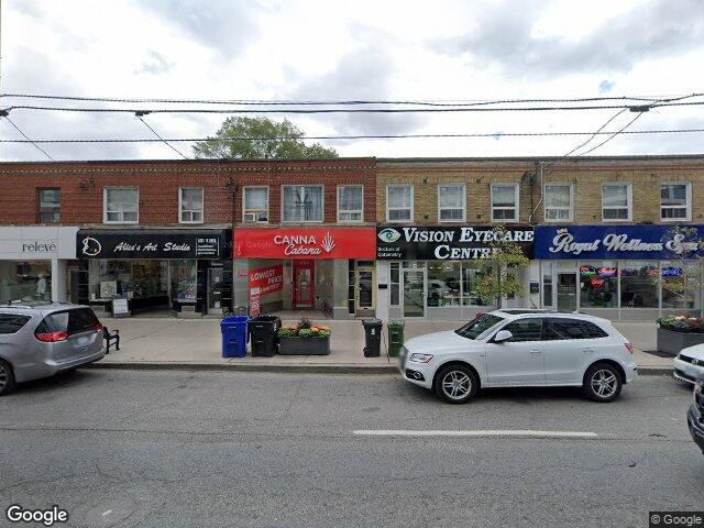 Street view for Canna Cabana East York, 1723 Bayview Ave Unit A1, Toronto ON