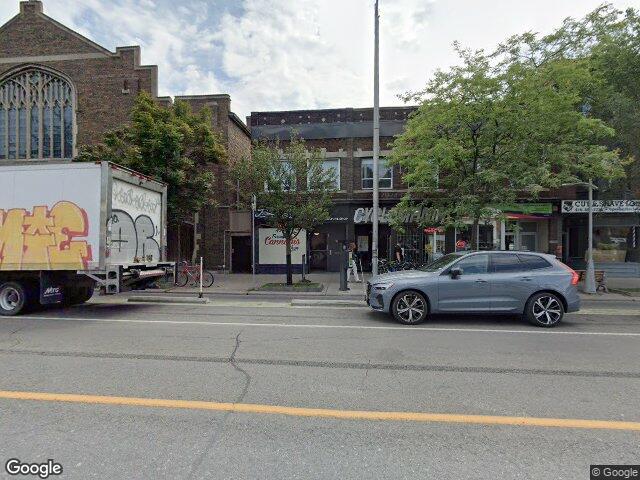 Street view for Friendly Stranger Danforth, 283 Danforth Ave Main Floor, Toronto ON