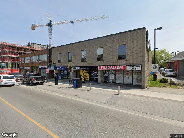 Street view for Friendly Stranger Barrie, 79 Dunlop St W Unit B, Barrie ON