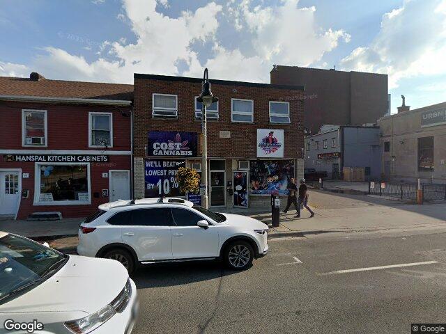 Street view for Goode Vibes Cannabis, 19 Bond St E, Oshawa ON