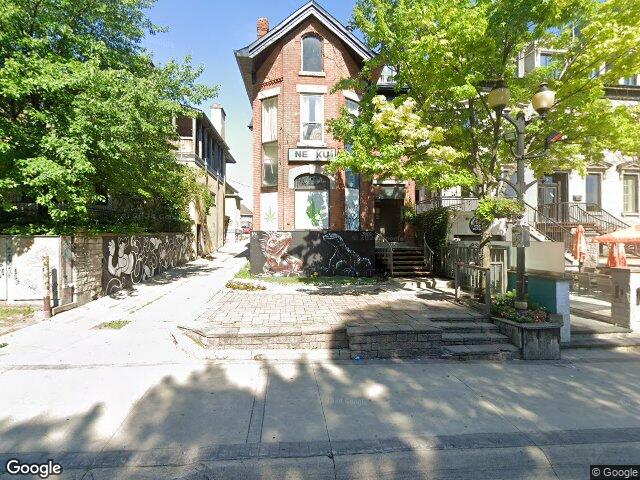 Street view for Neku Cannabis, 38 Hess St S, Hamilton ON