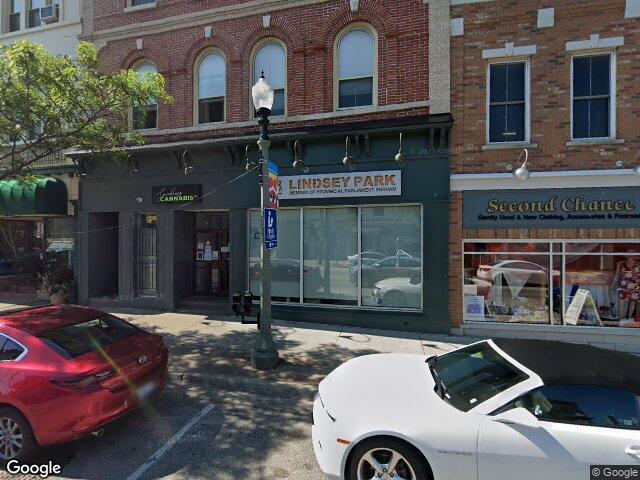 Street view for Speakeasy Cannabis, 21 King St W, Bowmanville ON