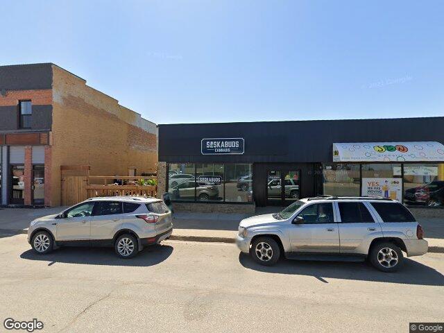 Street view for Saskabuds Cannabis, 103A Burrows Ave W, Melfort SK