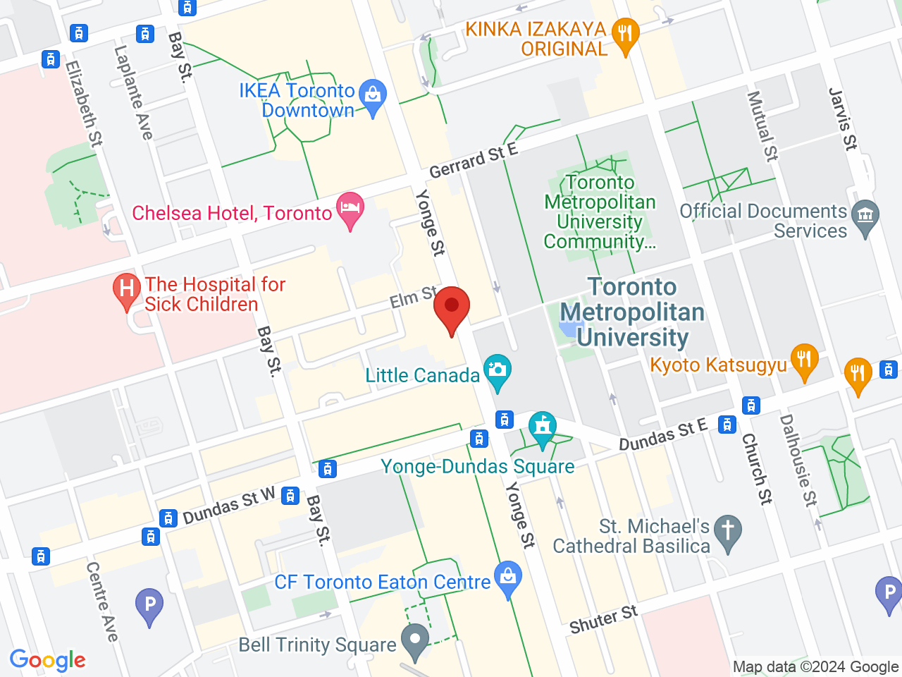 Street map for Dutch Love Yonge - Dundas, 330 Yonge St, Toronto ON