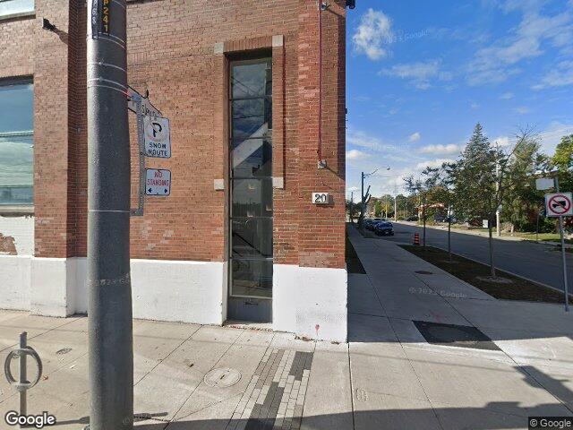 Street view for Dutch Love Toronto Leslieville, 20 Leslie St Unit 101, Toronto ON
