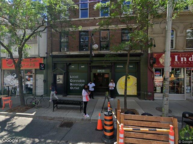 Street view for Miss Jones Cannabis Osgoode Outpost, 253 Queen St W, Toronto ON