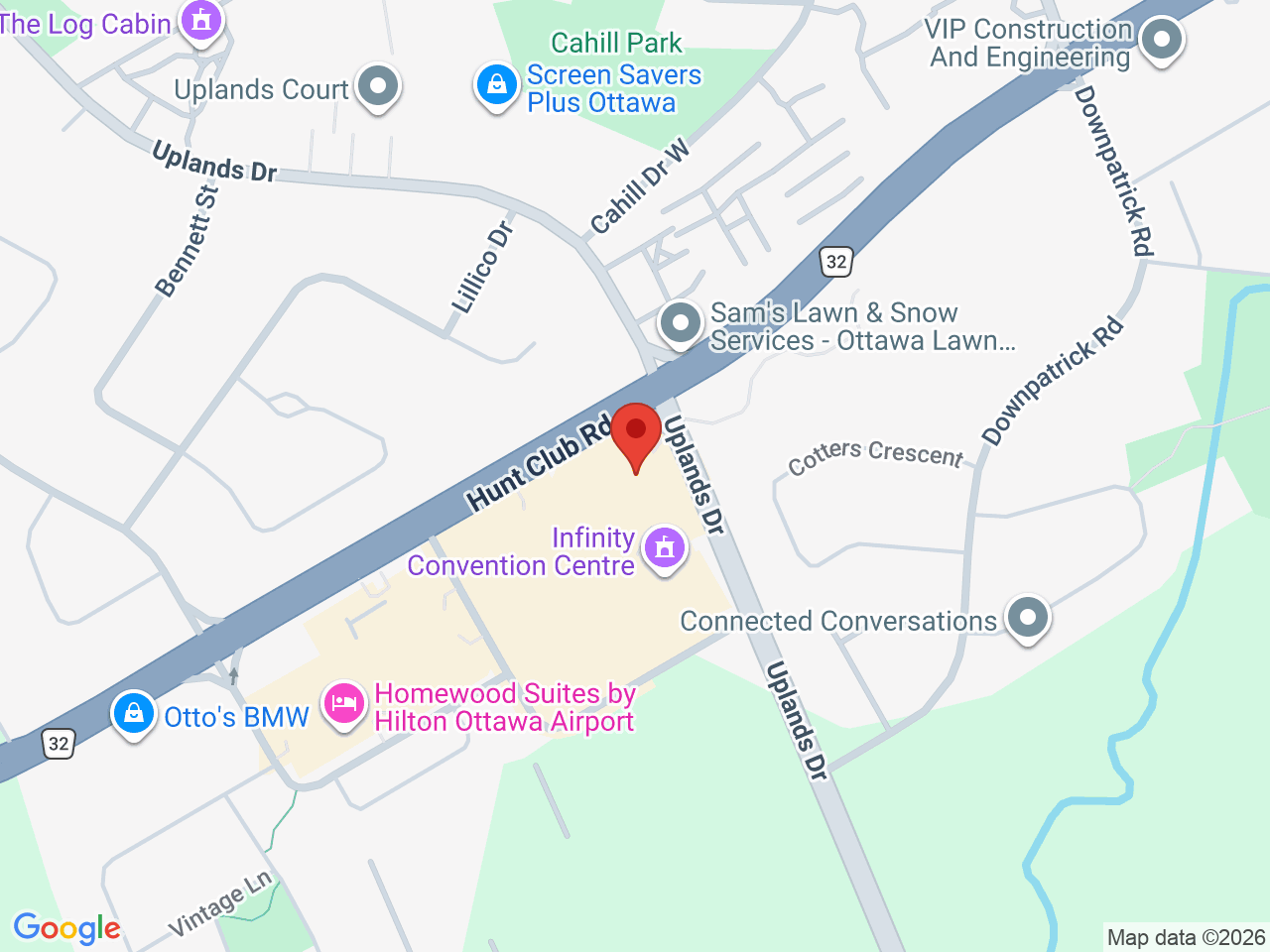 Street map for Canna North Cannabis Store, 800 Hunt Club Rd Unit 3, Ottawa ON