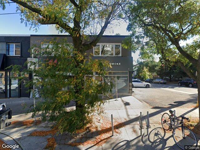 Street view for Tokyo Smoke 1819 Avenue, 1819 Avenue Rd, North York ON