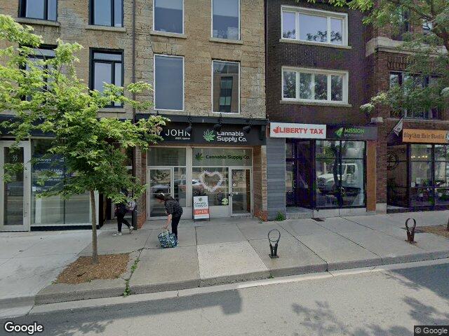 Street view for Cannabis Supply Co., 57 John St S, Hamilton ON