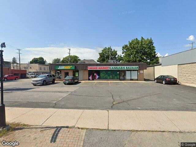 Street view for Cannabis Bazaar, 210 King St E, Gananoque ON