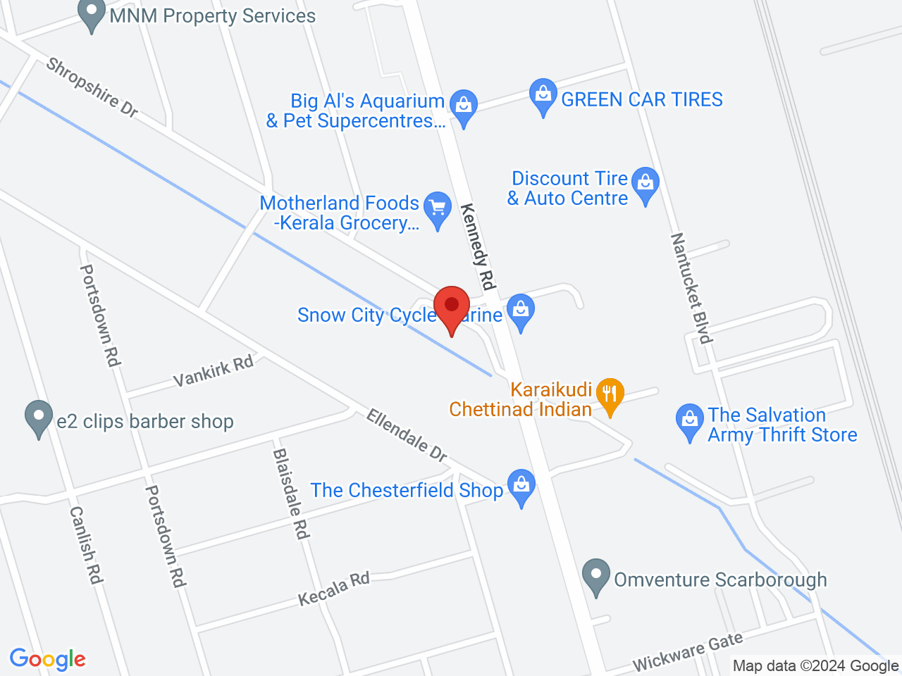 Street map for Your Local Cannabis, 1260 Kennedy Rd Unit 9, Scarborough ON