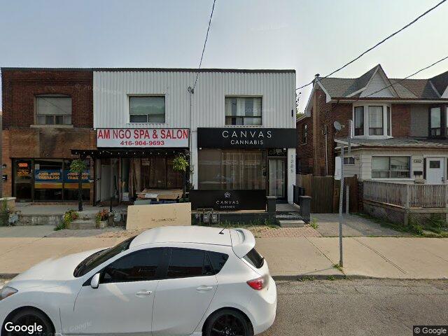 Street view for Canvas Cannabis Canvas Mount Dennis, 1285 Weston Rd, Toronto ON