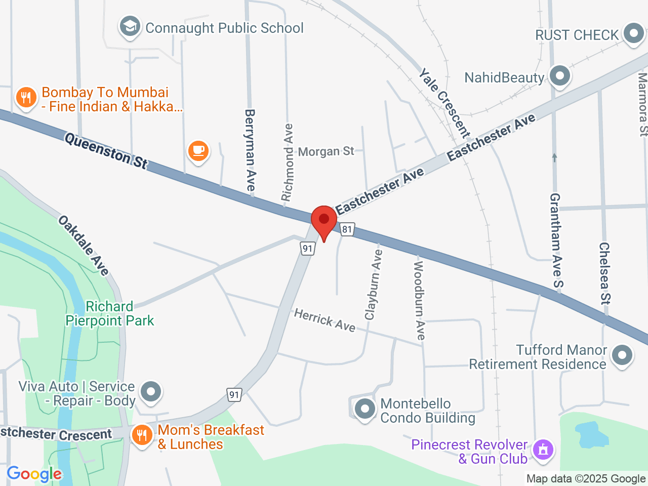 Street map for My Cannabis Shoppe, 216 Queenston St, St Catharines ON