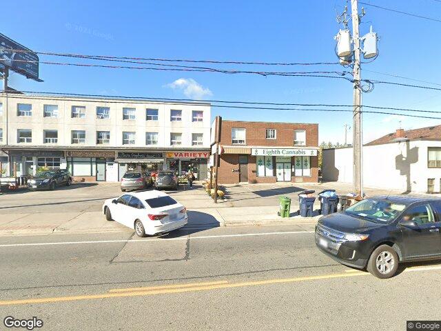 Street view for Eighth Cannabis North York, 610 Marlee Ave, North York ON