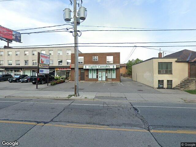 Street view for Eighth Cannabis North York, 610 Marlee Ave, North York ON