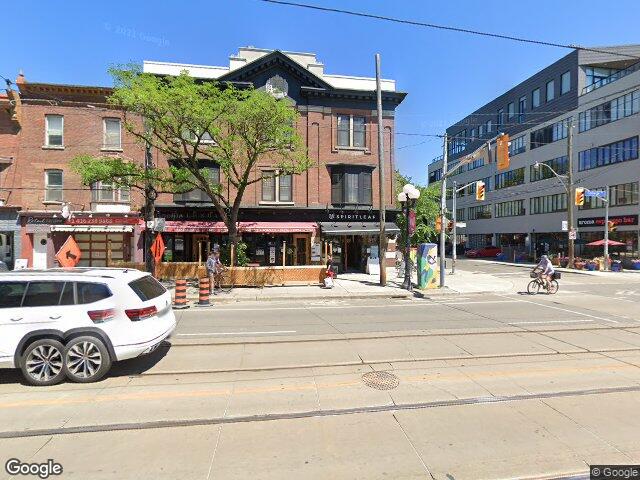 Street view for Spiritleaf Little Italy, 542 College St, Toronto ON