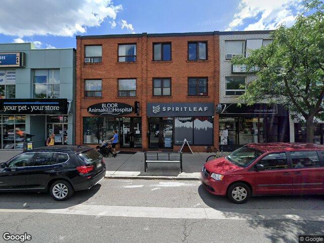 Street view for Spiritleaf Bloor West Village, 2389 Bloor St W, Toronto ON