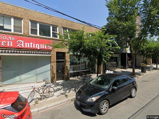 Street view for Spiritleaf Parkdale, 1698 Queen St W, Toronto ON