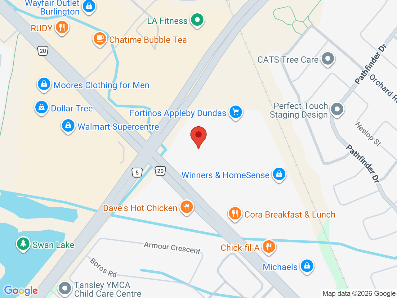 Street map for Value Buds, 2485 Appleby Line, Burlington ON