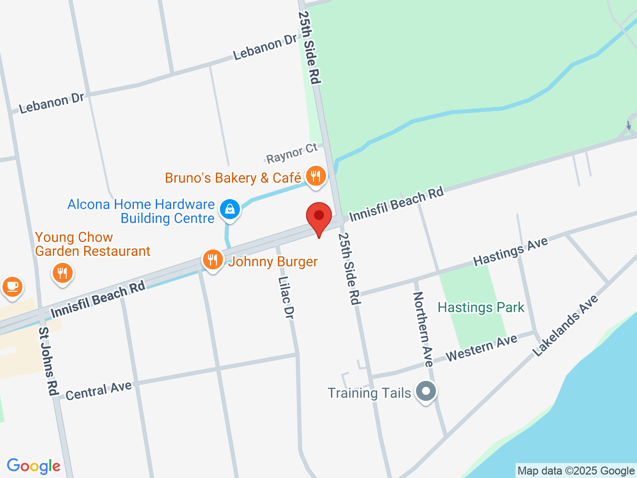 Street map for Star Buds Cannabis, 813 Innisfil Beach Rd., Unit 1, Innisfil ON