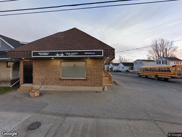 Street view for True North Cannabis Co., 670 Riverside Dr, Timmins ON