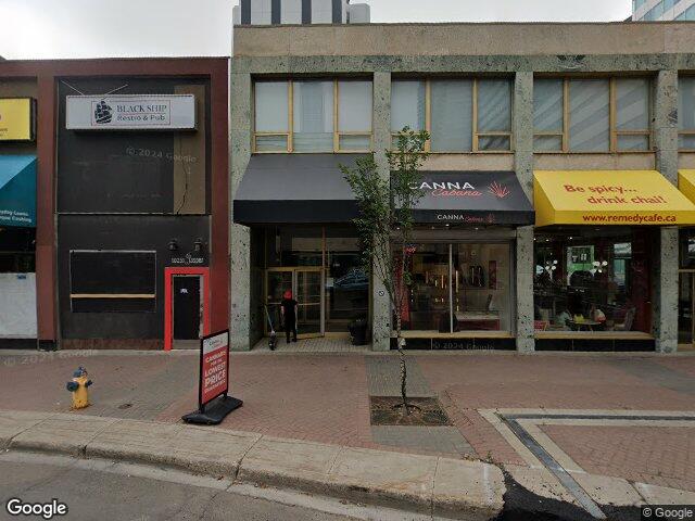 Street view for Canna Cabana Jasper Avenue, 10275 Jasper Avenue NW, Edmonton AB