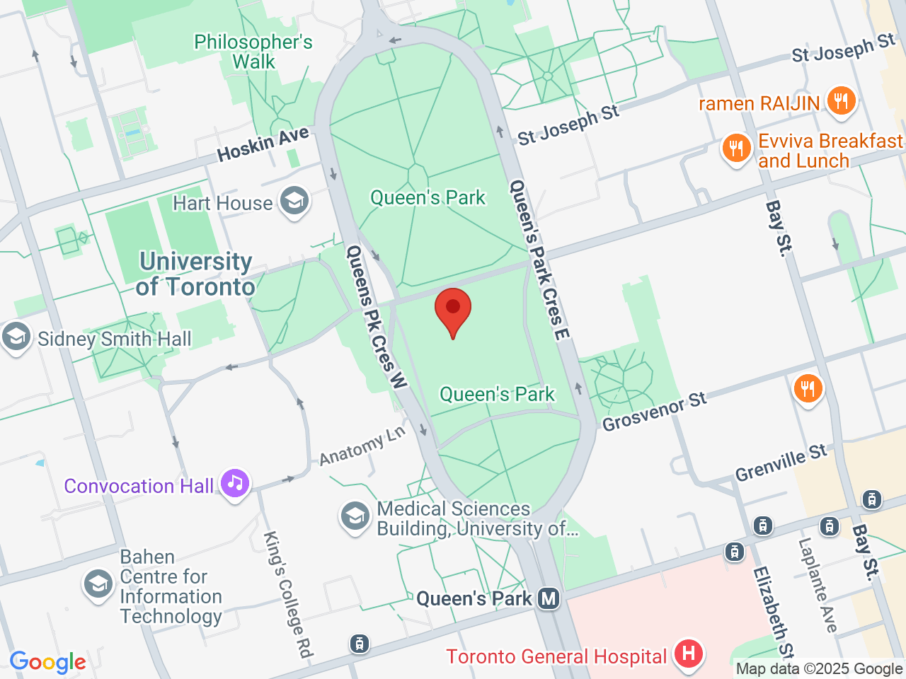 Street map for Ontario Cannabis Store (OCS), 111 Wellesley St W, Toronto ON