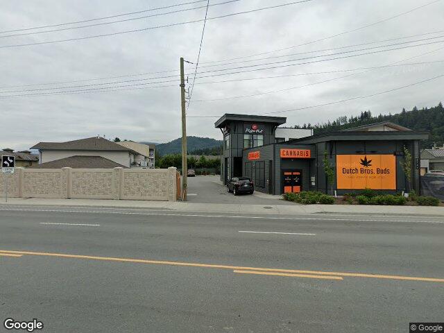 Street view for Dutch Brothers Buds, 5754 Vedder Rd., Chilliwack BC