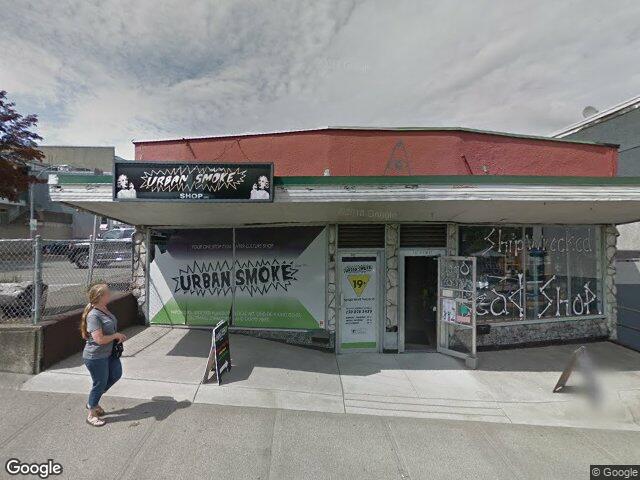 Street view for Herb and Smoke Shop Inc., 143 5th Street, Courtenay BC