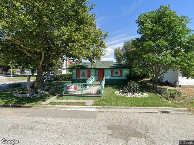 Street view for The Green House Cannabis Boutique, 310 Comox St, Penticton BC