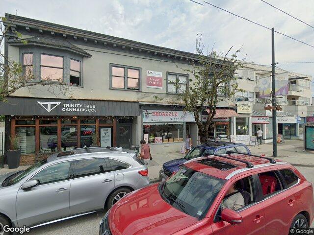 Street view for Trinity Tree Cannabis Co., 4529 10th Ave W, Vancouver BC