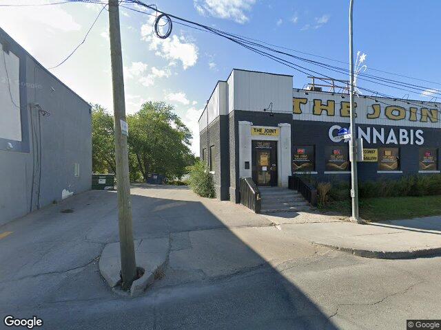 Street view for The Joint Cannabis, 578 St. Mary's Rd., Winnipeg MB