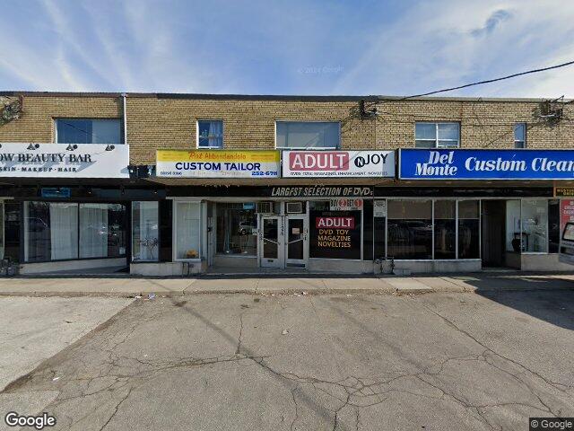 Street view for Above The Clouds Cannabis, 1126 The Queensway, Etobicoke ON