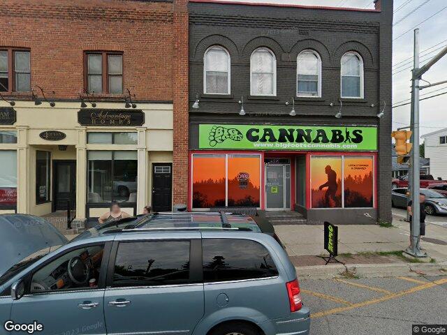 Street view for Bigfoot's Cannabis Inc, 2 Queen St W Unit #3, Elmvale ON