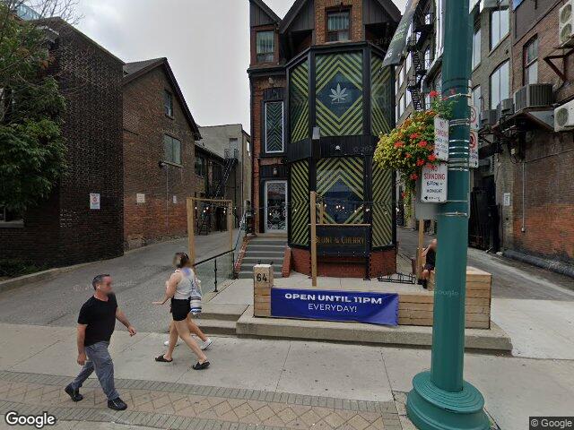 Street view for Blunt and Cherry, 64 Spadina Ave, Toronto ON