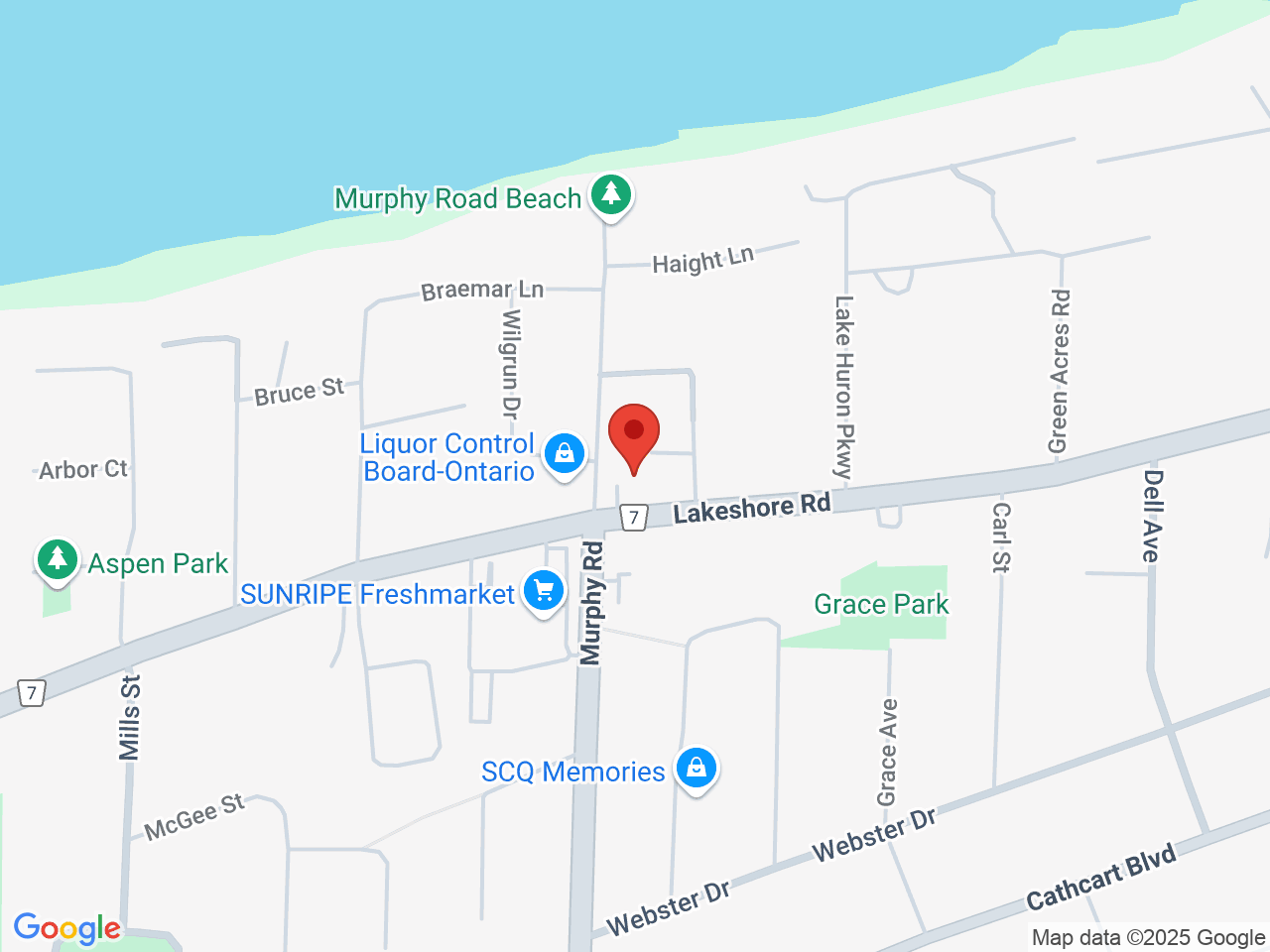 Street map for Bogarts Cannabis Shop, 1202 Lakeshore Rd, Sarnia ON