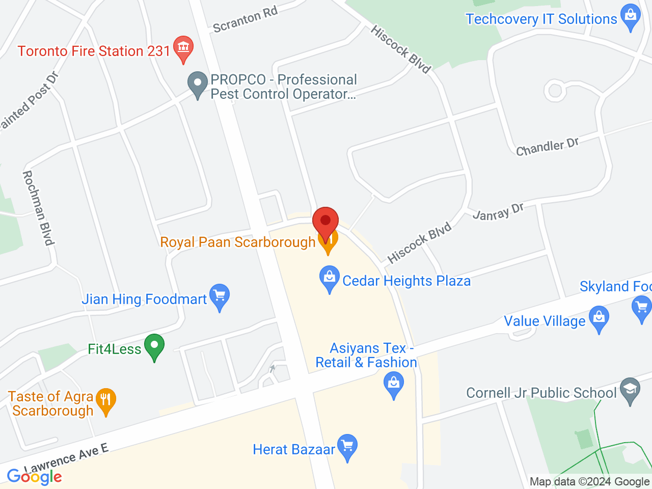 Street map for Breaking Bud Cannabis, 685 Markham Rd, Scarborough ON