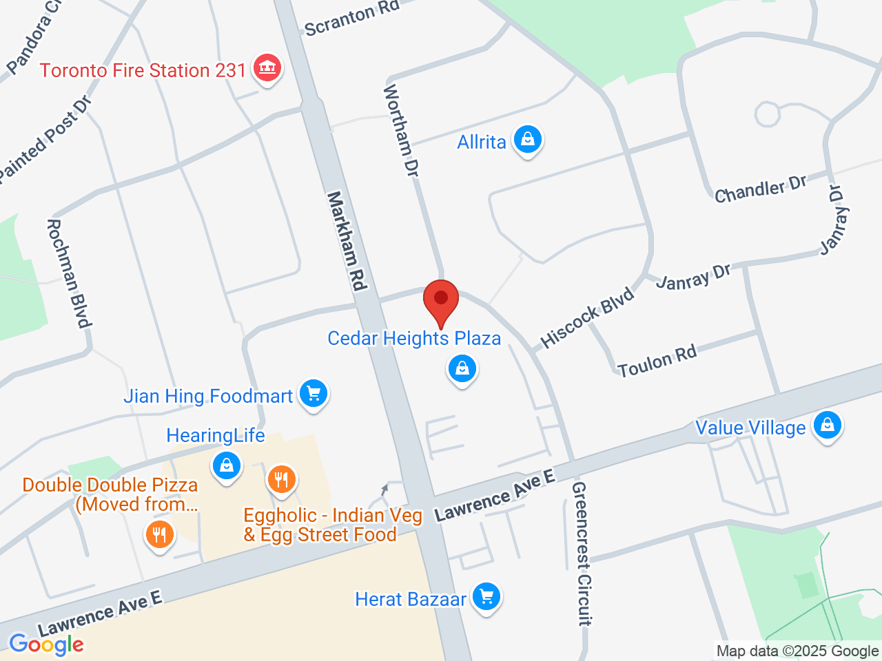 Street map for Breaking Bud Cannabis, 685 Markham Rd, Scarborough ON