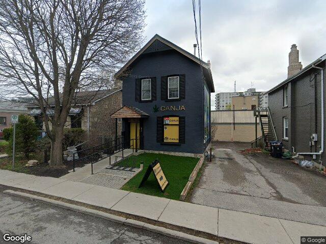Street view for Canja Cannabis, 83 Surrey St E, Guelph ON
