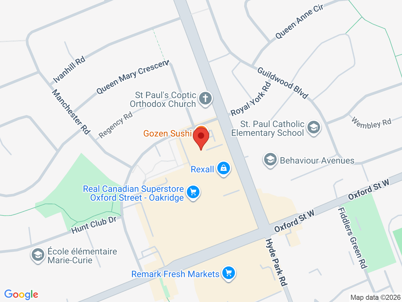Street map for Canna Cabana London, 760 Hyde Park Rd Unit 7B, London ON
