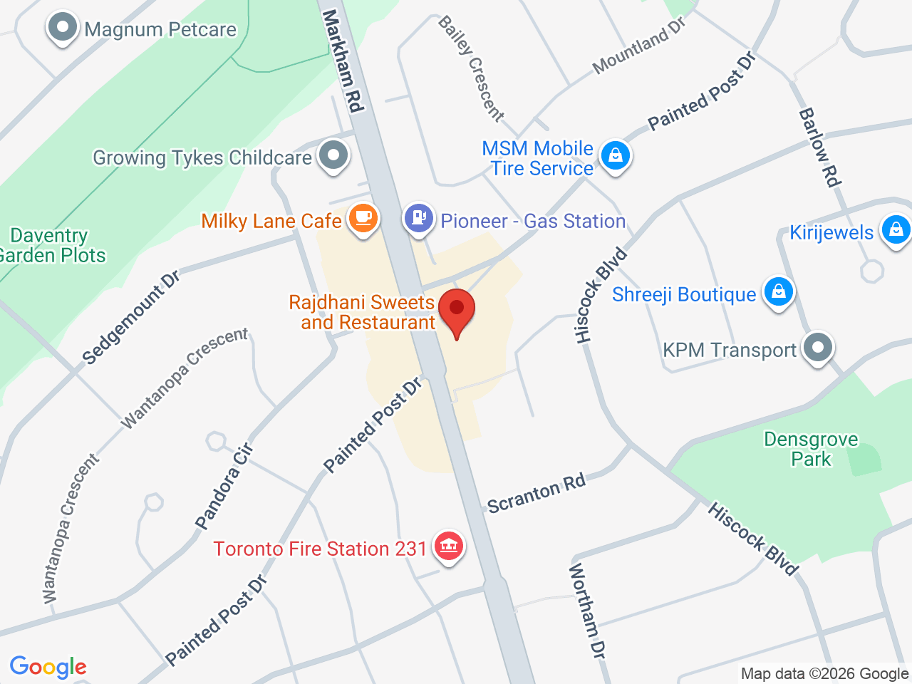 Street map for Holland Daze, 793 Markham Rd, Scarborough ON