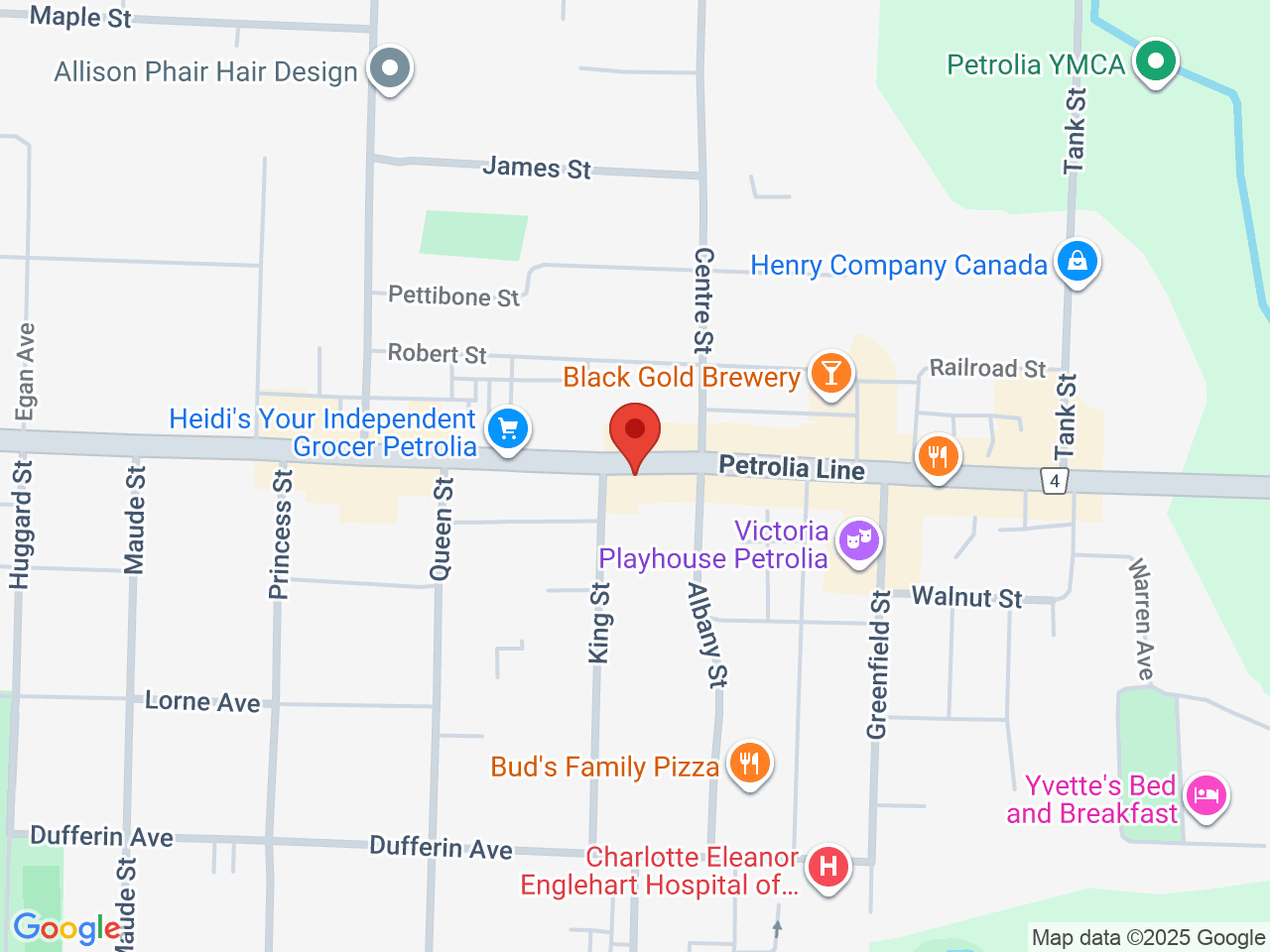 Street map for CAN-NA-BIS, 4212 Petrolia Line, Petrolia ON