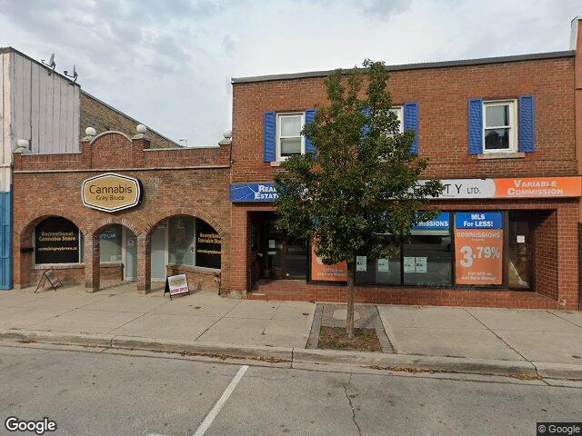 Street view for Cannabis Grey Bruce, 236 8Th St E, Owen Sound ON