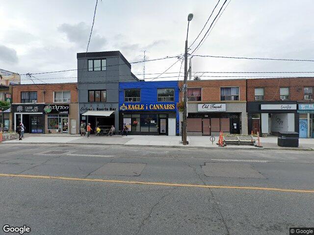 Street view for Eagle i Cannabis, 1982 Eglinton Ave W, Toronto ON