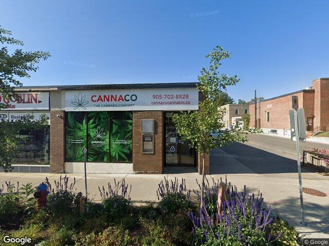 Street view for CannaCo Cannabis Company, 28 Main St S., Georgetown ON