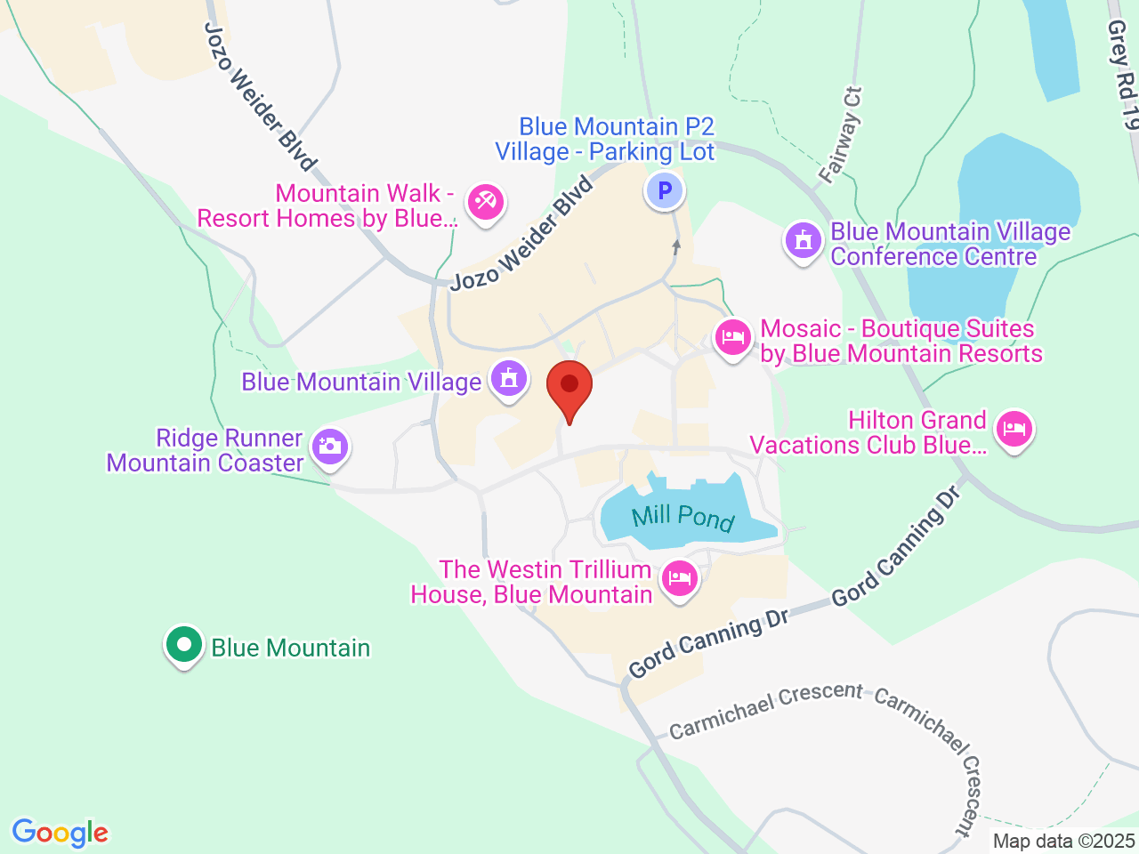 Street map for Chill Blue Mountain, 170 Jozo Weider Blvd, Blue Mountain ON