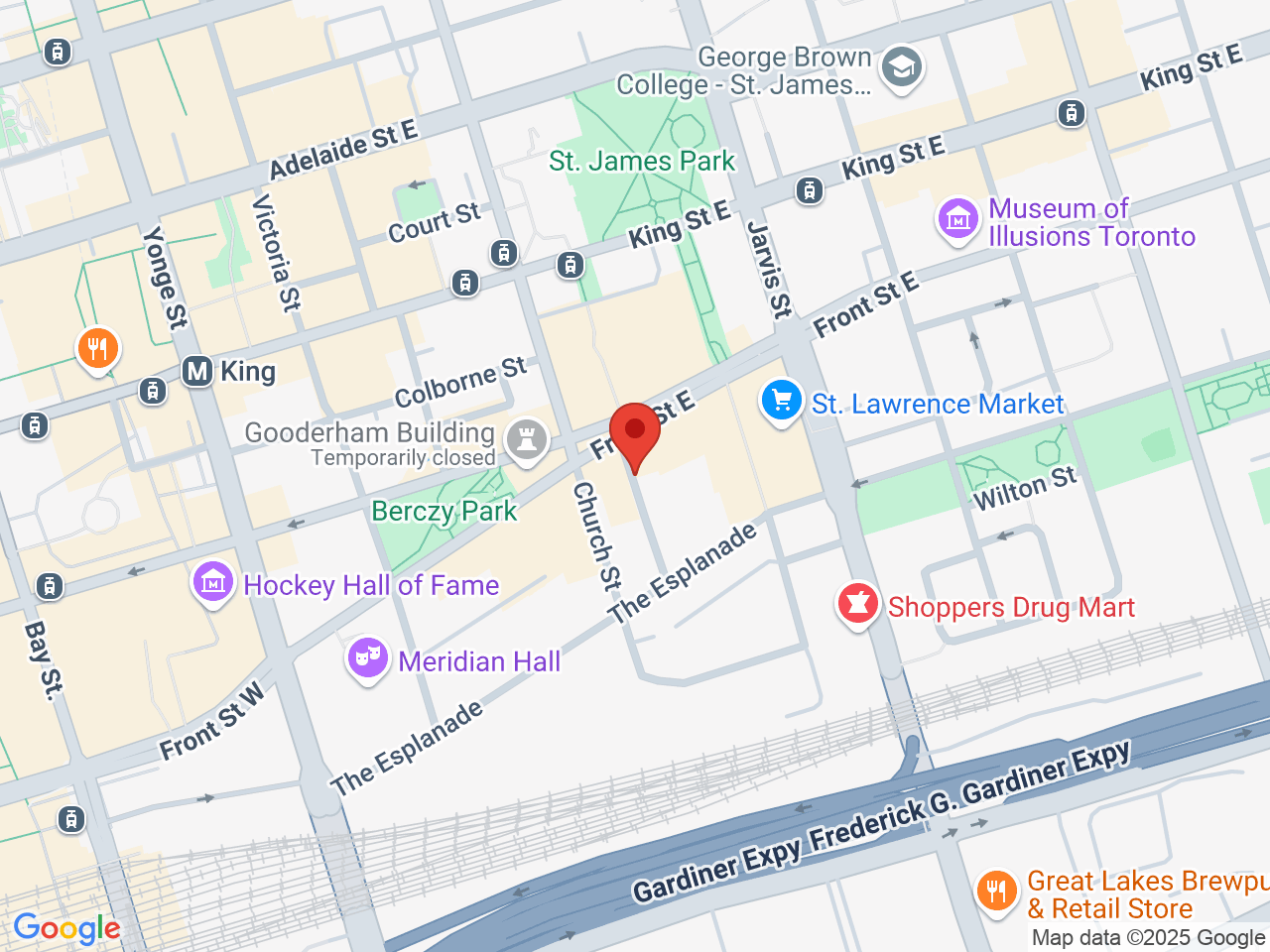 Street map for Civilian House of Cannabis, 71 Front St E, Toronto ON