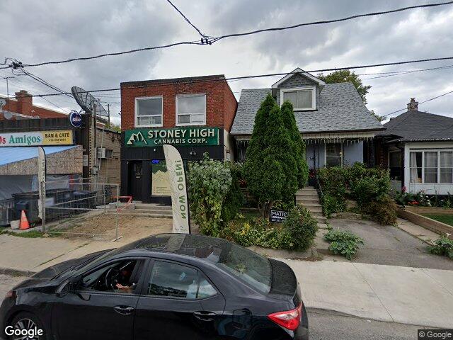 Street view for Stoney High Cannabis Corp, 333 Silverthorn Ave, Toronto ON
